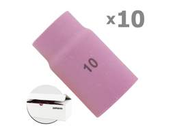 Сопло керамическое SR 17/18/26 под стандартную линзу №10 ф 17,5 мм, L=42 мм (уп. 10 шт.), БАРСВЕЛД