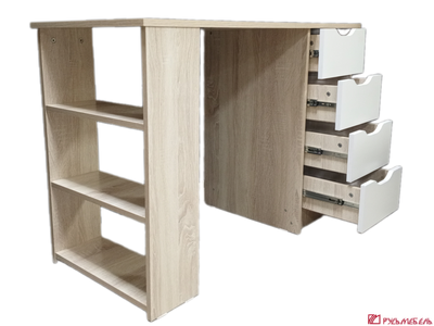 МОЛОДЕЖНЫЙ-1М Стол письменный 4-ящика правый