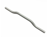 Ручка-скоба №21552, 160-192 мм (подходит на 160 и на 192 мм), белый матовый