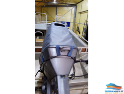 Чехол на капот Ямаха 60 л.с. VEOS (L) - 2 такта, серый 2 шт