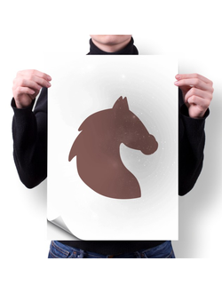 Плакат талисман лошадь №7