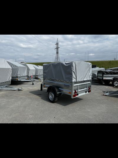 Прицеп «Спутник PRO» (1900x1200x480) увеличенный борт, оцинкованная рама, с силовым подрамником