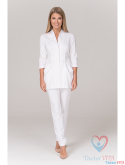 Жакет медицинский Dr.Super "Anita" белый