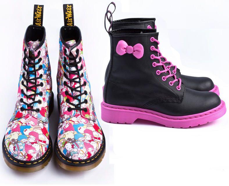 dr martens и hello kitty