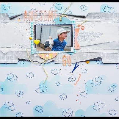 ФП штамп "Облака. Белые барашки"