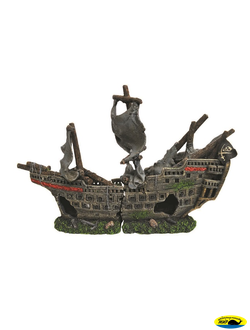 PR-WS027LP Затонувший парусник540*175*340мм