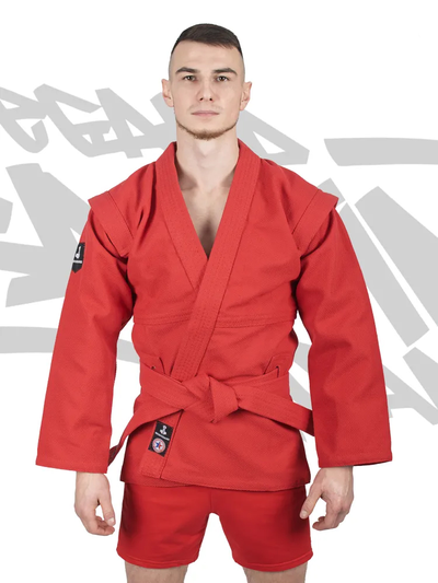Куртка для самбо ВФС BRAVEGARD Ascend Тренинг красный