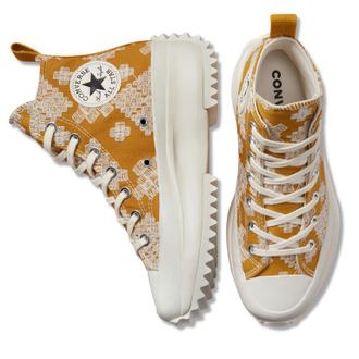 Кеды Converse Run Star Hike Festival Broderie High Top Goldtone