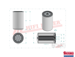 Комплект подогрева топливных фильтров Cummins d =96мм h>160-200мм 24 В (2*125Вт) 2 шт