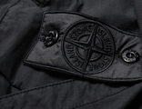 Патч / Нашивка Stone Island Shadow Черный (Комплект с 2мя пуговицами)