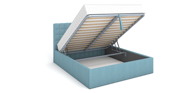 Двуспальная мягкая кровать Ребекка Ривалли (Rivalli), в съемных чехлах