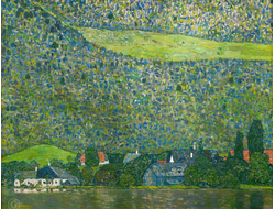 Купить греющую картину с фото репродукции Густава Климта Лицльберг на Атерзе