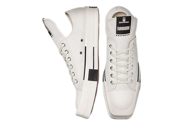 Кеды Converse Rick Owens DRKSHDW DRKSTAR Turbodrk белые низкие 172345C