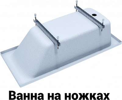 Акриловая ванна 1ACReal Gamma 120x70