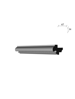 молдинг МЛ-51 гипсовый для стены
