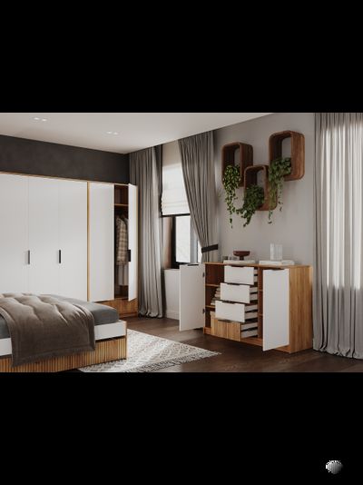 Ивис Комод КМ-002 Дуб Крафт золотой / Белый