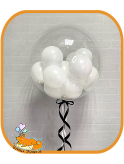 Шар Баблс 60 см наполненный шариками