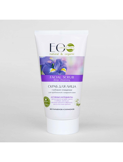 Скраб для лица ГЛУБОКОЕ ОЧИЩЕНИЕ для проблемной и жирной кожи Eco-Lab