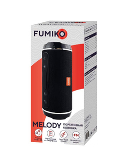 Портативная колонка FUMIKO MELODY BLACK