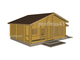 Одноэтажный дом из бруса "Новороссийск", 110 м2