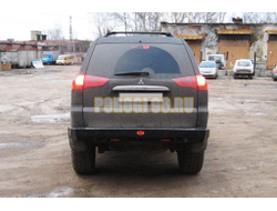 Задний силовой бампер серии Трофи на Mitsubishi Pajero Sport II 2008- (03.137.01)