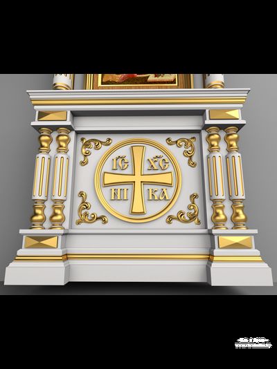 Киот напольный, 3d модель SketchUp