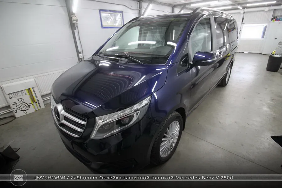 Оклейка защитной пленкой Mercedes Benz V-Class
