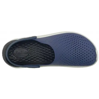 CROCS LITERIDE CLOG BLUE STEEL СИНИЕ С БЕЛЫМ