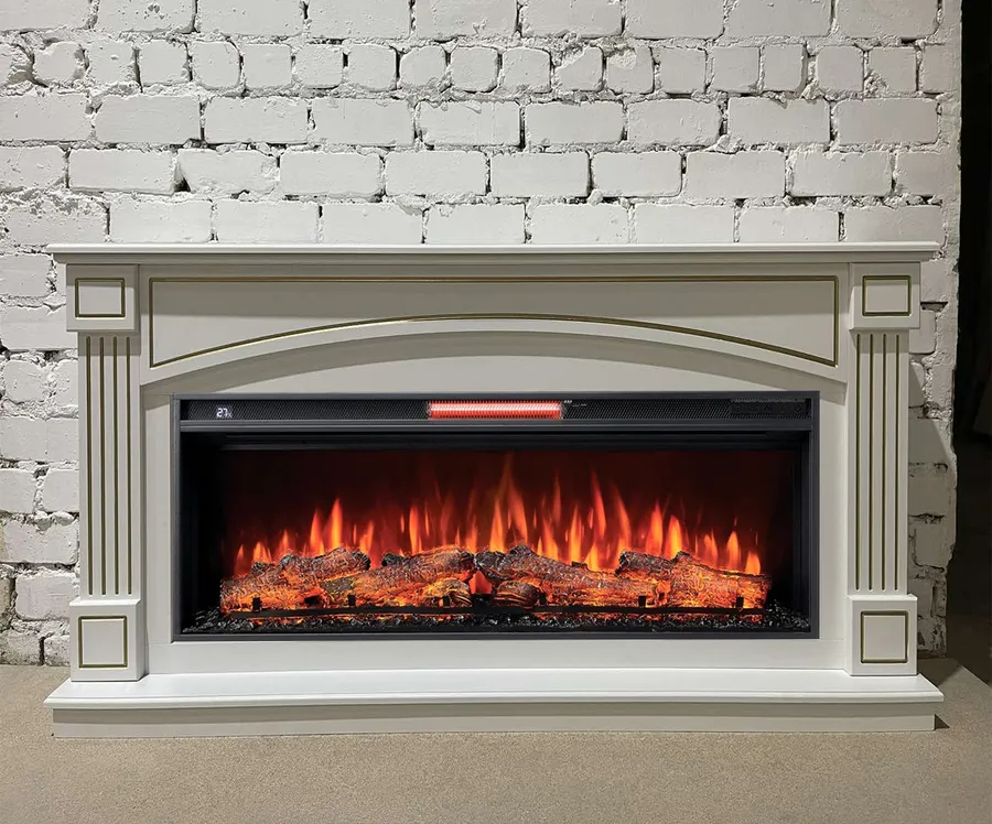 Линейный электрический камин Грация