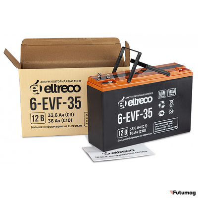 Тяговый аккумулятор Eltreco 6-EVF-32 (12V32A/H C3)