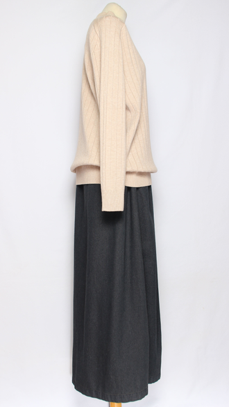 Джемпер "ШИРОКАЯ  РЕЗИНКА С ДЛИННЫМ РУКАВОМ " винный, графит, малахит, бежевый, шоколад, черный  р.50-54