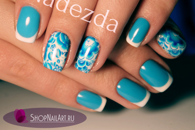 Слайдер дизайн 168 - Гжель