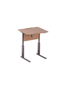 Стол ученический 1-местный регулируемый по высоте и наклону крышки