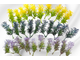 Набор искусственного цветного ягеля, в упаковке 30 штук