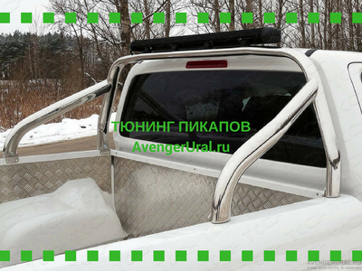 Защита кузова со светодиодной фарой 75х42 мм (на кузов)