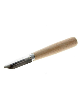 Овощечистка 14,5 см. с деревянной ручкой