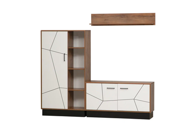 Гостиная ГАММА Таксония/Черный/Белый