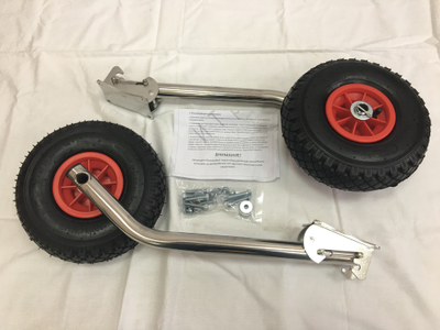 Колеса транцевые ИВ быстросъемные 57 см НДНД нерж 4 мм