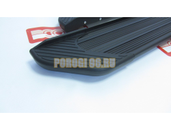 Пороги подножки "Luxe Black" 1800 мм для Lada NIVA 5d 1977-