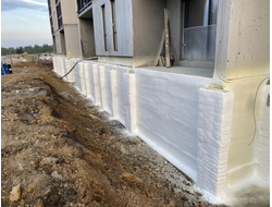 Гидроизоляция фундамента полимочевиной