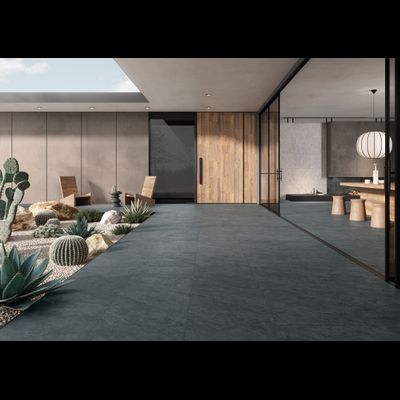 QUARSTONE, керамогранит, 60x60 см, Антрацит Матовый R10B 7Рек (8 мм), K948044R