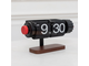 Настольные flip clock часы Air-Flip wood Aero  с будильником