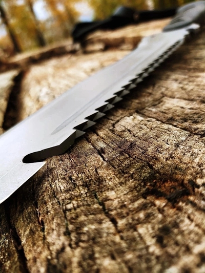 Мачете Экспедиционный сталь 65Х13, рукоять резина