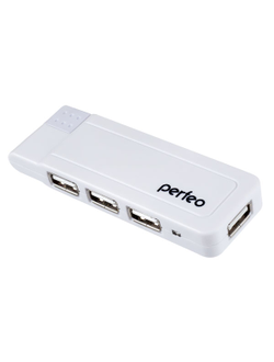 Perfeo USB-HUB 4 Port белый PF-VI-H021 (PF_5053)