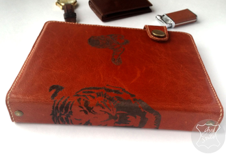 кожаный ежедневник на заказ, ежедневник с лазерной гравировкой, ежедневник-органайзер купить в спб