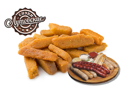 Гренки пшеничные "Баварские колбаски" Лутовские