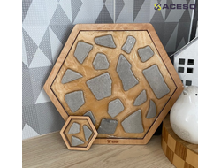 «Камешки» – Элемент тактильной дорожки «Соты»