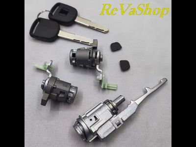 Комплект личинок замков дверей зажигания Honda Old CRV Ful с ключами под чип