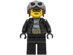 Police - Clara the Criminal, Pearl Dark Gray Aviator Cap, n/a (cty1256)