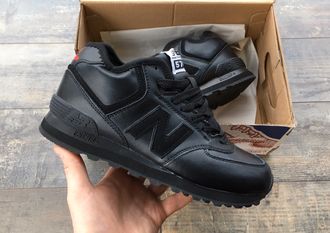 Кроссовки New Balance 574 Mid Black зимние